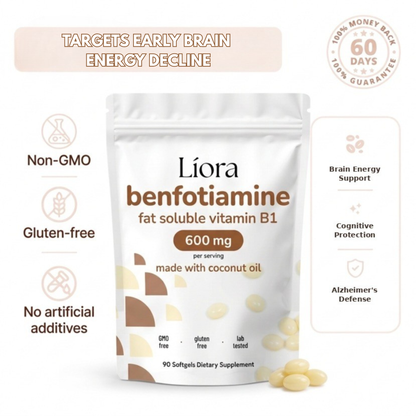 Benfotiamine – 600mg Coconut Oil Softgels